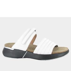 NEW YALEET women's naot vesta platform in soft white leather